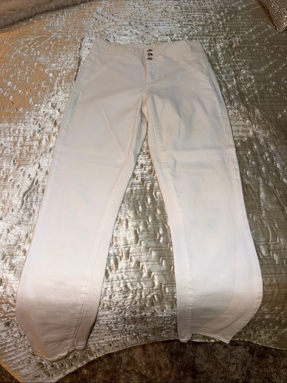 Women’s High-Rise Light White Jeans